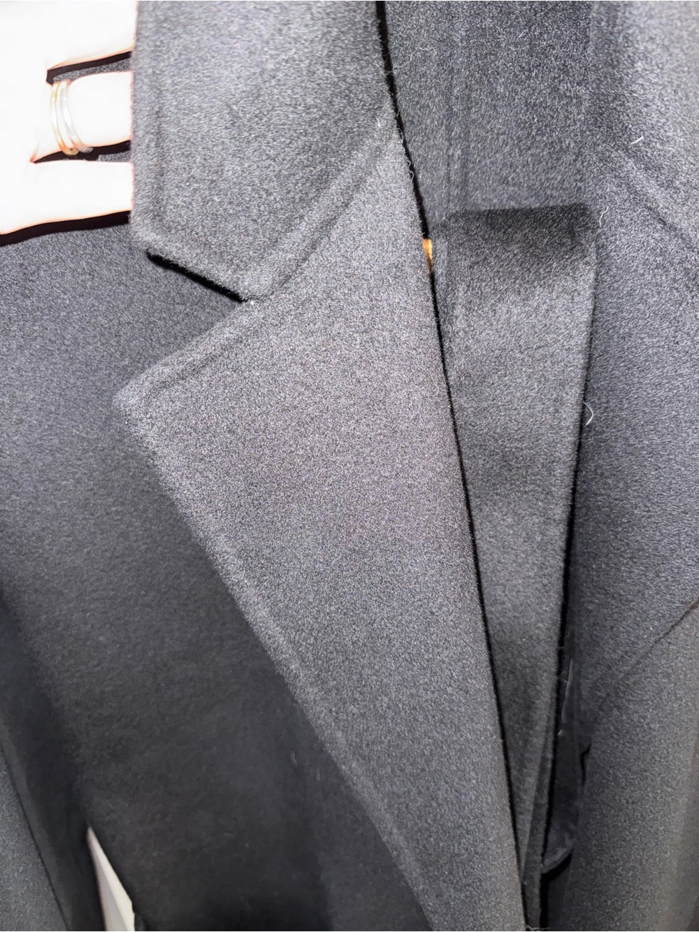 The Curated - The Boyfriend Coat - Black / Size Small - Picture 9 of 16